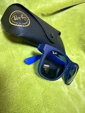 Ray-Ban kids Matte Navy and Bright Blue Sunglasses 🕶️
